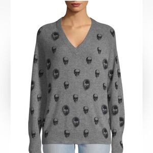 Skull cashmere sweater!